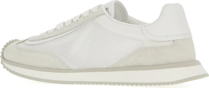 Two-tone Suede And Mesh Dg Aria Sneakers - Image 3