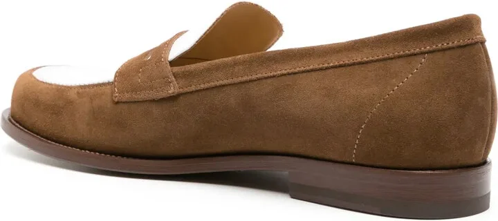 Two-Tone Suede Loafers - Image 3