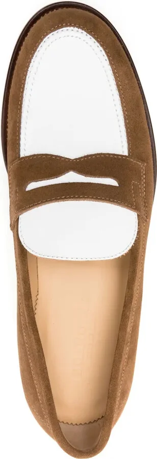 Two-Tone Suede Loafers - Image 4
