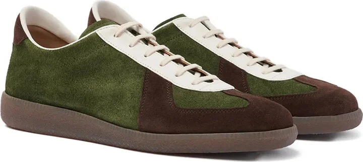 Two-Tone Suede Sneakers - Image 2