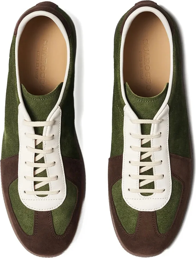 Two-Tone Suede Sneakers - Image 4