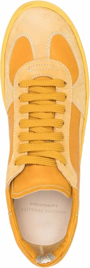 Two-Tone Suede Sneakers - Image 4