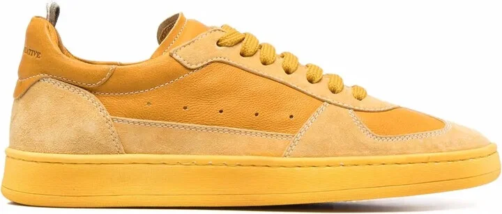 Two-Tone Suede Sneakers