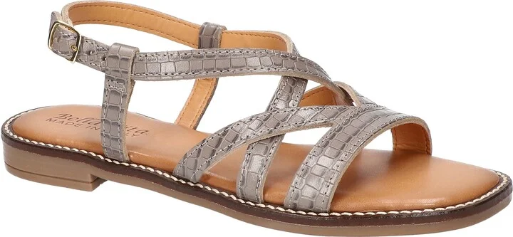 Grey Croco Italian Leather