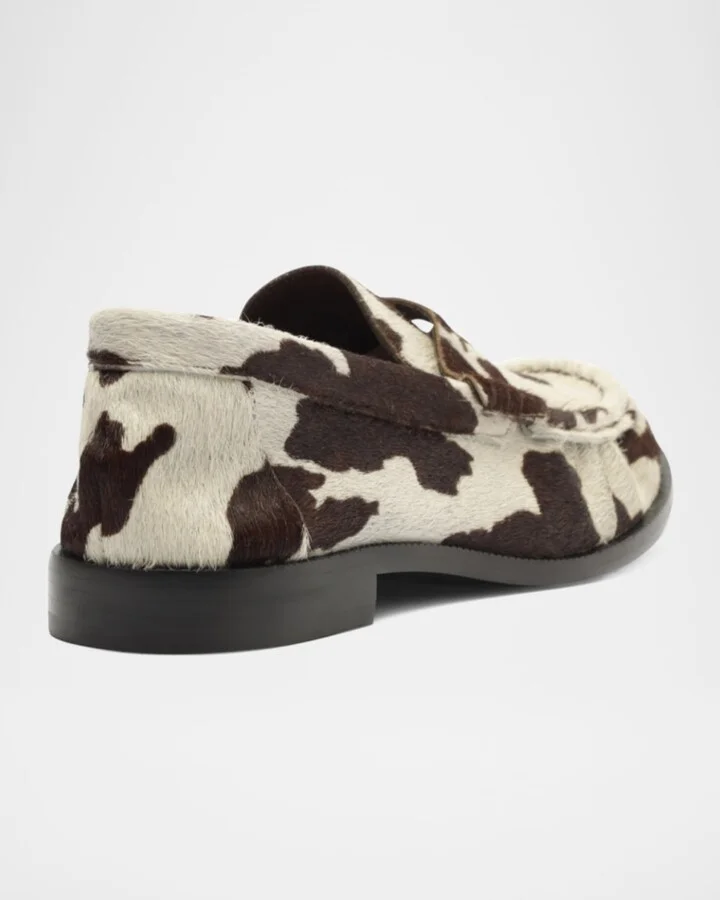 Tyche Calf Hair Penny Loafers - Image 2