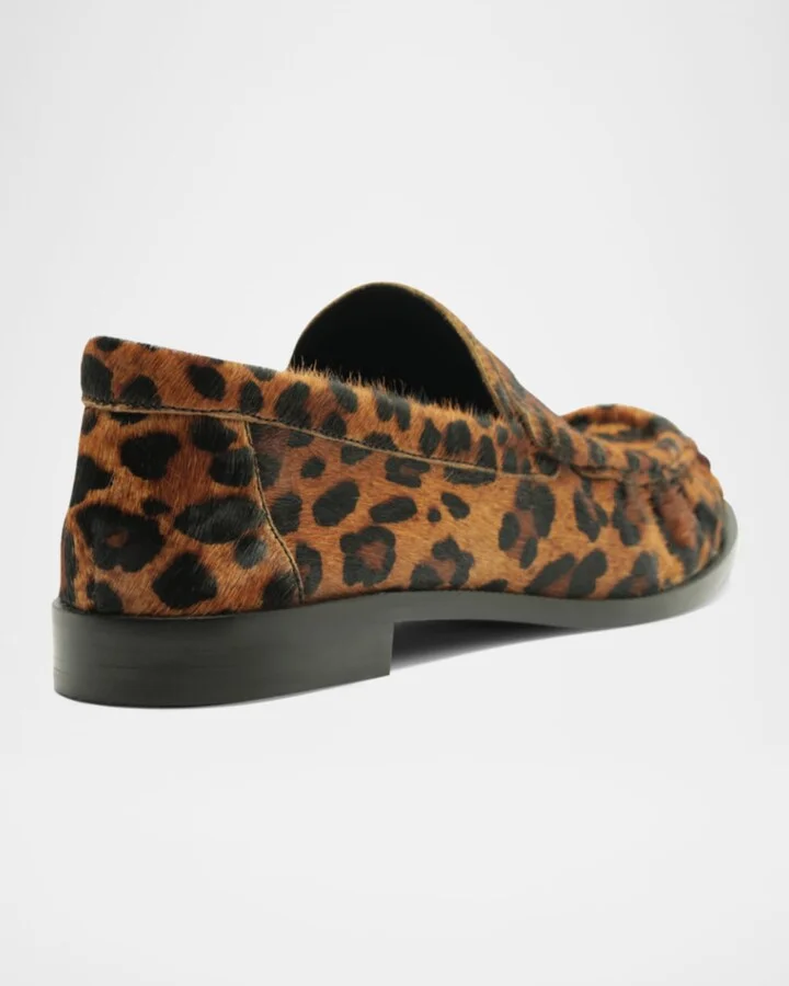 Tyche Calf Hair Penny Loafers - Image 6