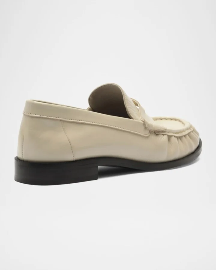 Tyche Shiny Leather Penny Loafers - Image 3