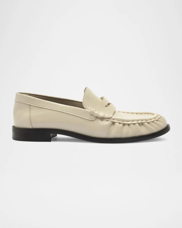 Tyche Shiny Leather Penny Loafers