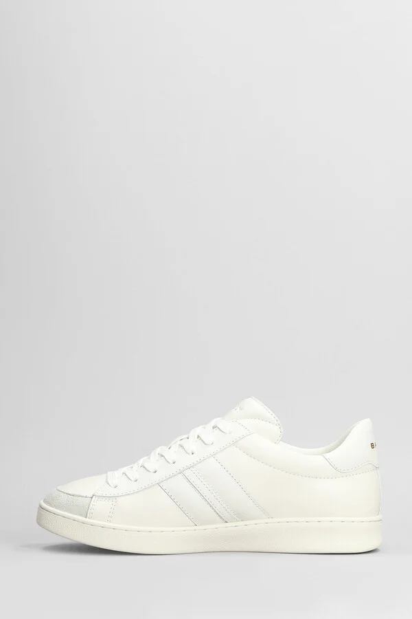 Tyger Sneakers In White Suede And Leather - Image 3