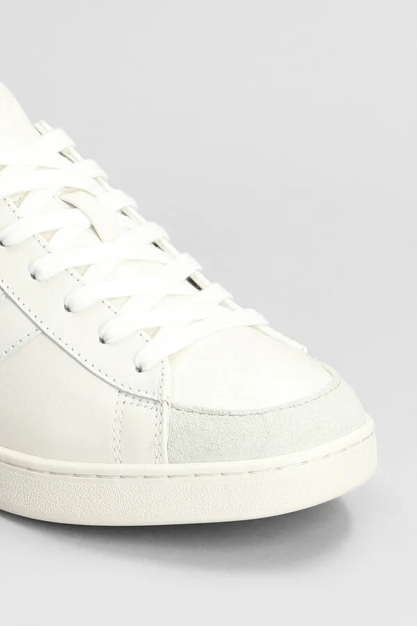 Tyger Sneakers In White Suede And Leather - Image 5