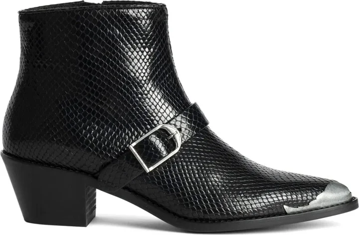 Tylow Wild Mirror buckled cowboy boots