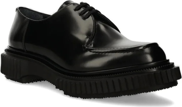 Type 181 leather lace-up derby shoes