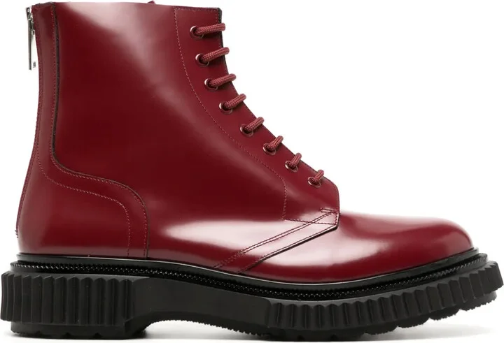 Type 196 leather ankle boots