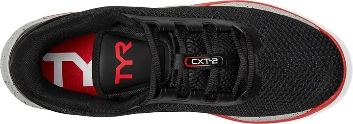 TYR CXT-2 Trainer Men's Shoes Black/Red : 11.5 M, Synthetic - Image 2