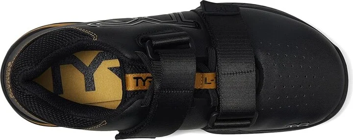 TYR L-1 Lifter Men's Shoes Black/Gold - Squat University : 5 M, Leather/Textile - Image 2