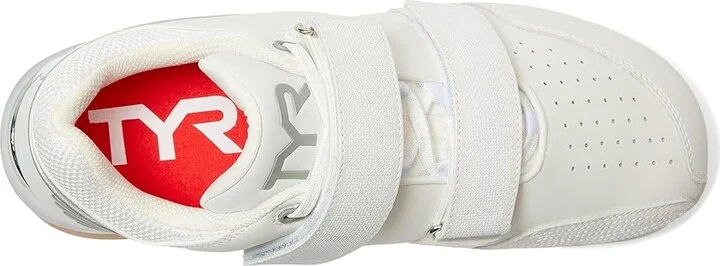 TYR Tyrforce-1 Elite Carbon Lifter Men's Shoes White/Gum : 12 M, Rubber - Image 2
