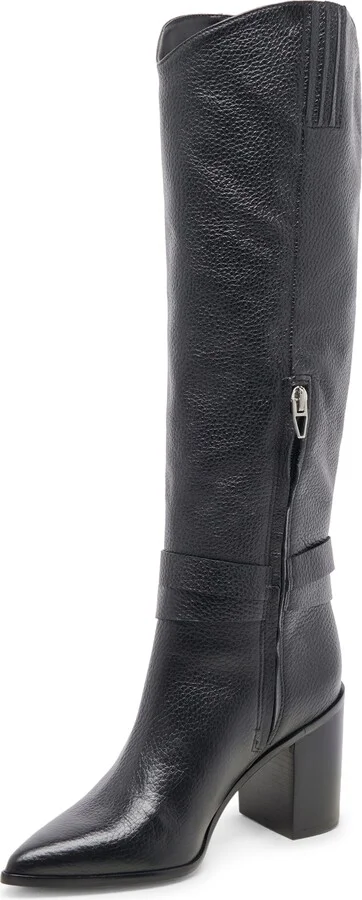 Tyrone Pointed Toe Knee High Boot - Image 8
