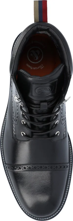 Tyrus Leather Cap Toe Combat Boot - Image 4