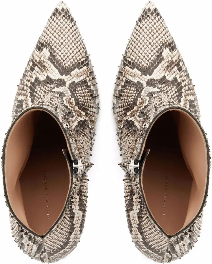 Tysha snakeskin-effect boots - Image 4