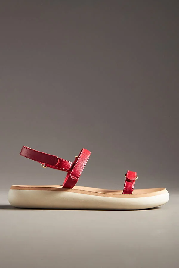 Tyto Sporty Leather Platform Sandals
