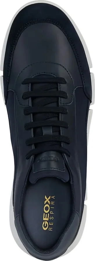 U Adacter A leather suede panel trainers - Image 4