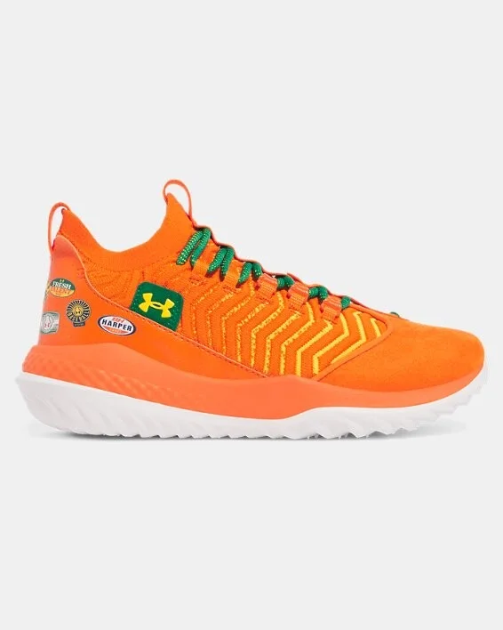 UA Harper 9 'Bring The Juice' Men's Turf Baseball Shoes