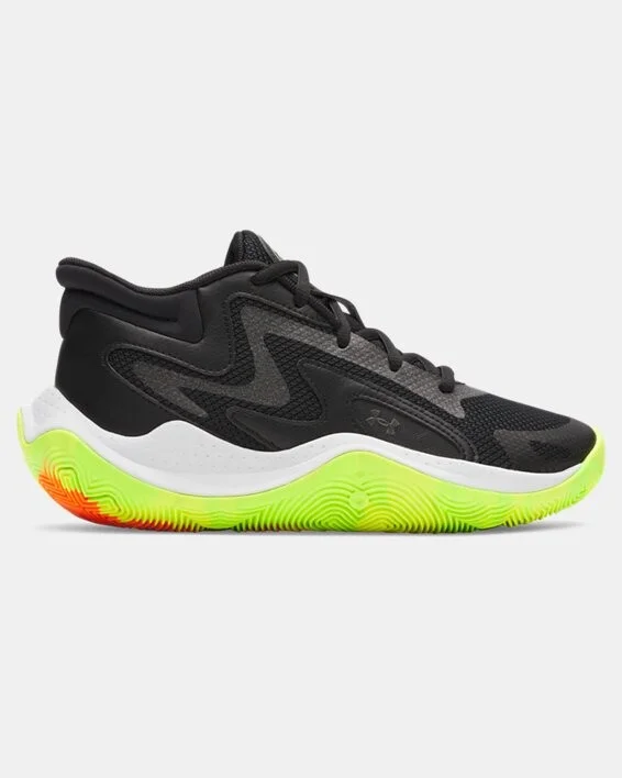 UA Jet '25 Grade School Basketball Shoes