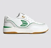 UBA Gum White Leather Green Logo Sneaker Women - Image 10
