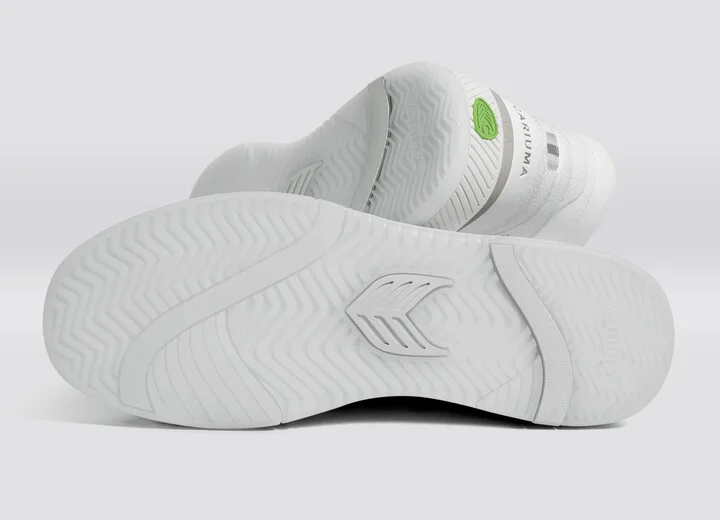 UBA High White Premium Leather Ice Logo Sneaker Women - Image 5
