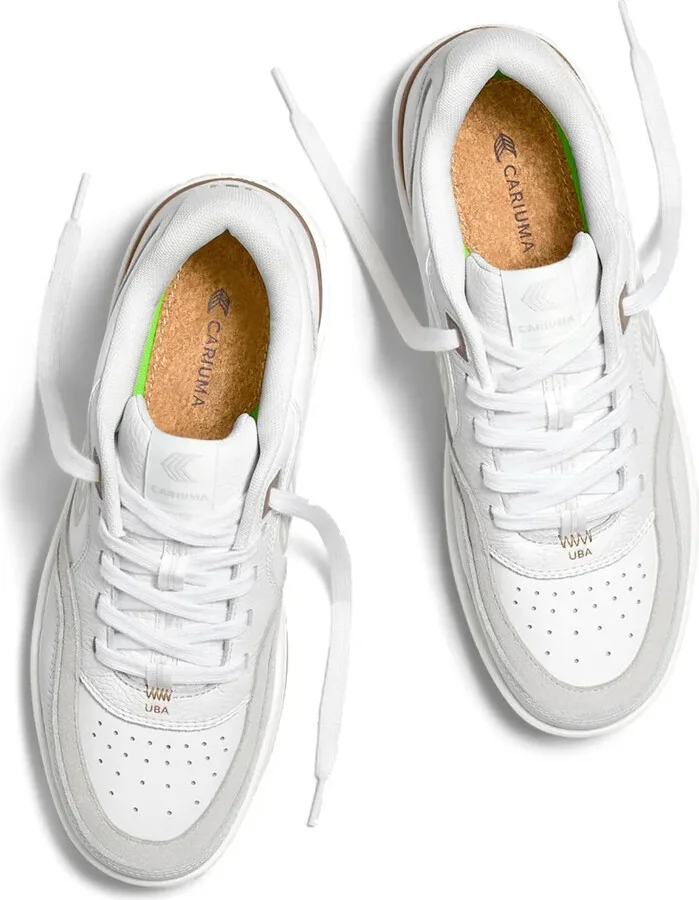 UBA logo-embellished leather sneakers - Image 5