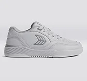 UBA Onyx Grey Leather Steel Grey Logo Sneaker Women - Image 10