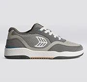 UBA PRO Charcoal Grey Suede and Mesh Ice Logo Sneaker Men - Image 9
