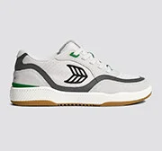 UBA PRO Smoke White Suede Off-White Mesh Black Logo Green Sneaker Men - Image 9