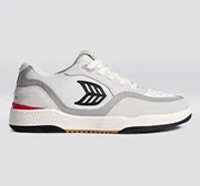 UBA PRO Smoke White Suede Off-White Mesh Black Logo Red Sneaker Women - Image 9