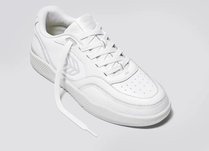 UBA White Premium Leather Ice Logo Sneaker Men - Image 4