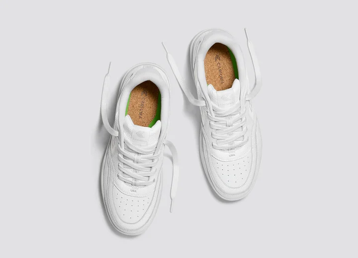 UBA White Premium Leather Ice Logo Sneaker Men - Image 8