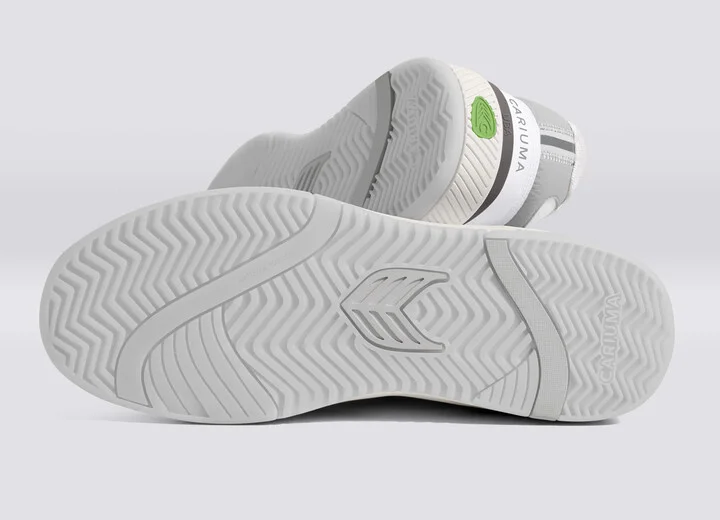 UBA White Premium Leather Onyx Grey Logo Sneaker Men - Image 6