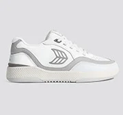 UBA White Premium Leather Onyx Grey Logo Sneaker Men - Image 10