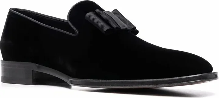 Ubaldo bom-embellished velvet loafers - Image 2