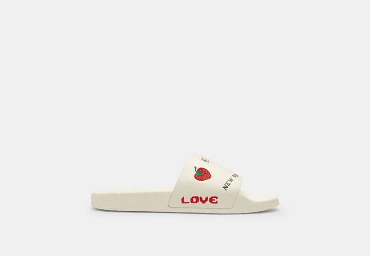 Udele Sport Slide With Sketch Print - Image 2