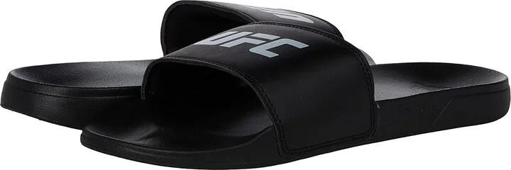 UFC UFC Octagon Slide Men's Shoes Black/Grey : Men's 3-4 M