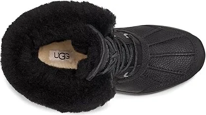 UGG Adirondack Boot III Women's Cold Weather Boots Black/Black : 5 B - Medium, Leather/Suede - Image 2