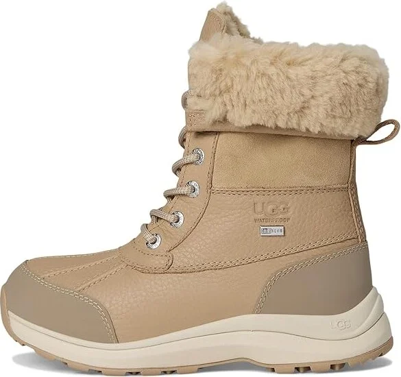 UGG Adirondack Boot III Women's Cold Weather Boots Mustard Seed : 5 B - Medium, Leather/Suede - Image 6