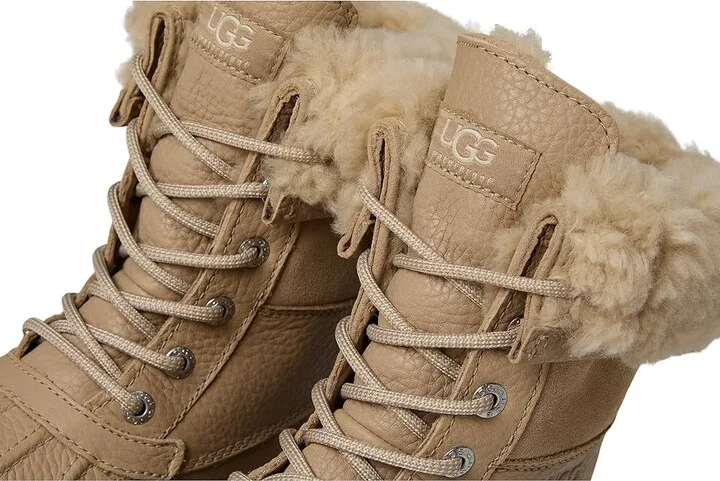UGG Adirondack Boot III Women's Cold Weather Boots Mustard Seed : 5 B - Medium, Leather/Suede - Image 7