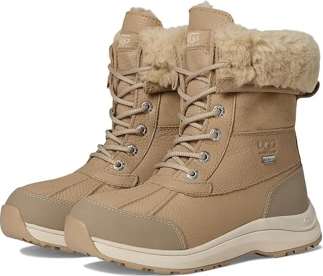 UGG Adirondack Boot III Women's Cold Weather Boots Mustard Seed : 5 B - Medium, Leather/Suede