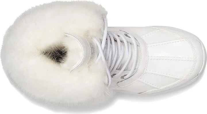 UGG Adirondack Boot III Women's Cold Weather Boots White : 5 B - Medium, Leather/Suede - Image 2