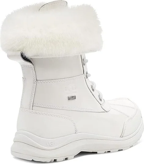 UGG Adirondack Boot III Women's Cold Weather Boots White : 5 B - Medium, Leather/Suede - Image 4
