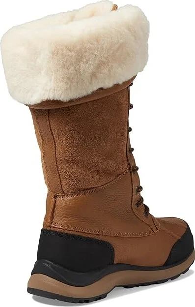 UGG Adirondack Tall Boot III Women's Lace-up Boots Chestnut : 11 B - Medium, Leather/Suede - Image 5