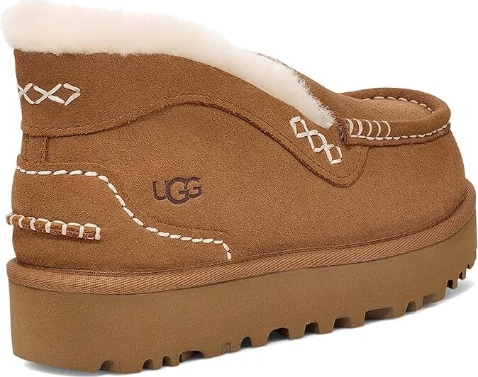 UGG Ansley Parc Women's Shoes Chestnut : 5 B - Medium, Suede - Image 4