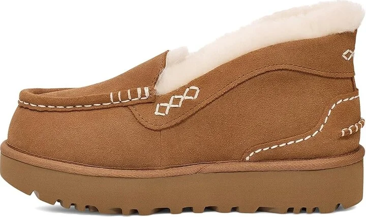 UGG Ansley Parc Women's Shoes Chestnut : 5 B - Medium, Suede - Image 5